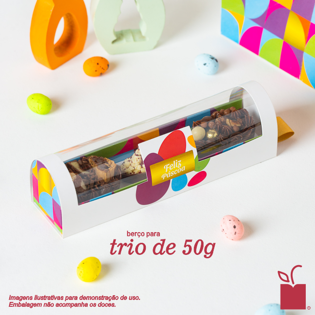 Caixa Para Macaron Ou Trio De G Colors Pacote Unidades A