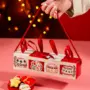 Caixa para Calendário do Advento 8 dias, BOLINHAS DE NATAL, pacote com 5 unidades