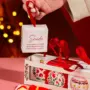 Caixa para Calendário do Advento 8 dias, BOLINHAS DE NATAL, pacote com 5 unidades