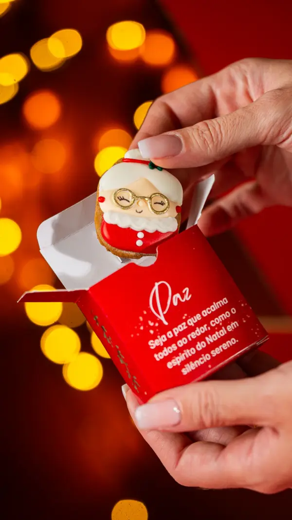 Caixa para Calendário do Advento 8 dias, BOLINHAS DE NATAL, pacote com 5 unidades