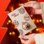 Blister para 1 doce, BOLINHAS DE NATAL, pacote com 10 unidades