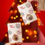 Blister para 1 doce, BOLINHAS DE NATAL, pacote com 10 unidades