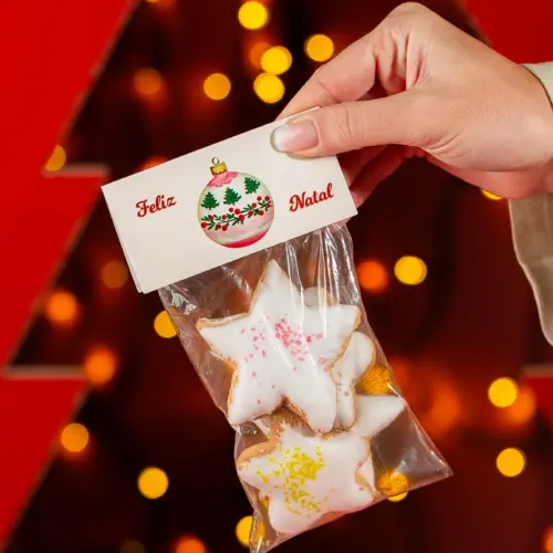 Solapa, BOLINHAS DE NATAL, pacote com 10 unidades