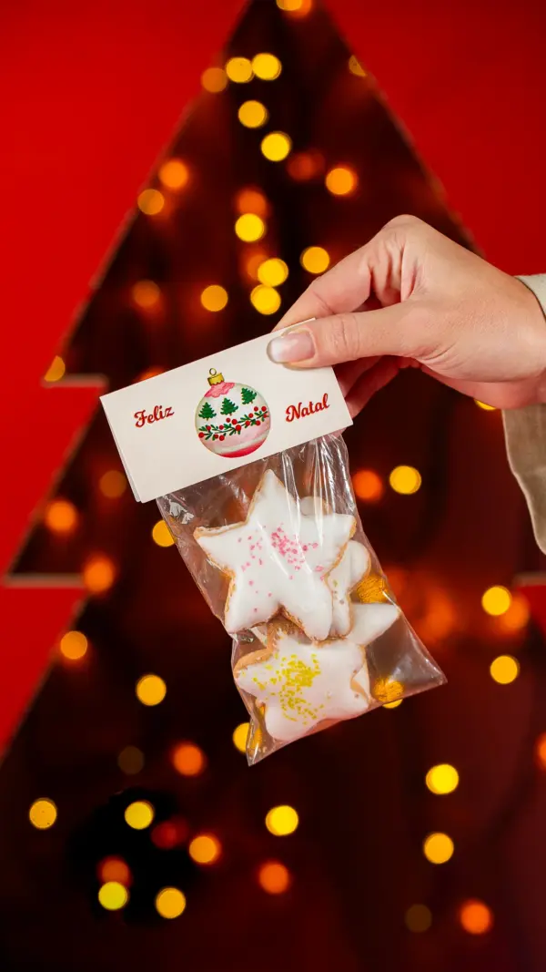 Solapa, BOLINHAS DE NATAL, pacote com 10 unidades