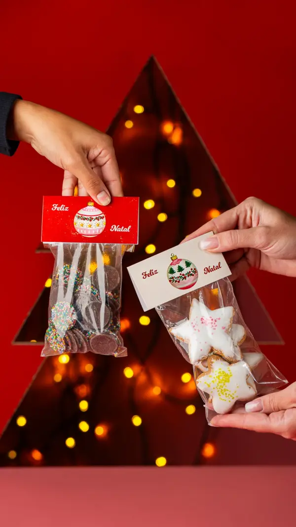 Solapa, BOLINHAS DE NATAL, pacote com 10 unidades