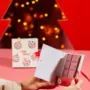 Cartão para biscoito ou barrinha, BOLINHAS DE NATAL, pacote com 10 unidades