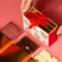 Caixa para trio de barras, BOLINHAS DE NATAL, pacote com 10 unidades