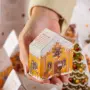 Caixa para Calendário do Advento 15 dias, CASA DE BISCOITOS, pacote com 2 unidades