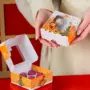 Caixa para 4 doces, CASA DE BISCOITOS, pacote com 10 unidades