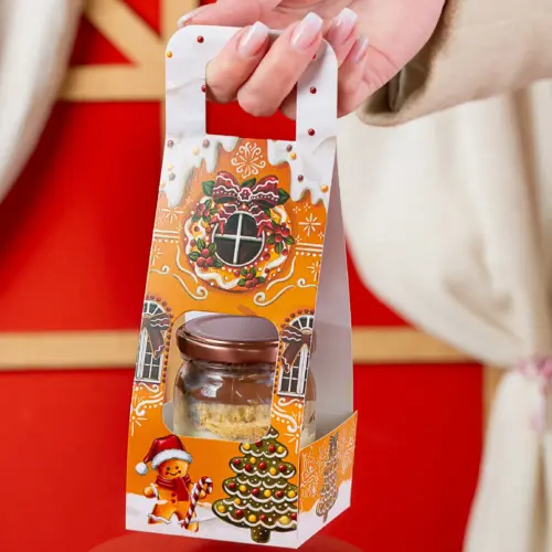 Suporte para chocotone no pote, CASA DE BISCOITOS, pacote com 10 unidades