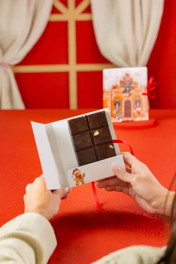 Cartão para biscoito ou barrinha, CASA DE BISCOITOS, pacote com 10 unidades - Imagem 2