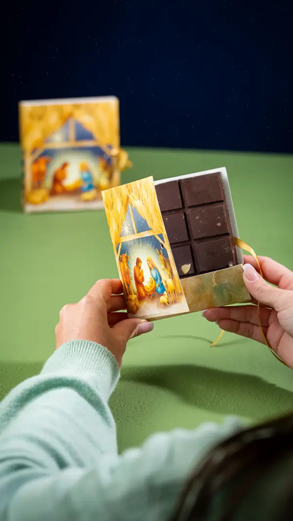 Cartão para biscoito ou barrinha, NASCIMENTO DE JESUS, pacote com 10 unidades
