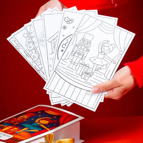 Caixa Christmas Book, pacote com 10 unidades