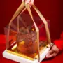 Caixa Vitrine, tamanho 18,5x18,5x20cm, pacote com 10 unidades