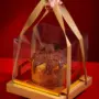 Caixa Vitrine, tamanho 18,5x18,5x20cm, pacote com 10 unidades