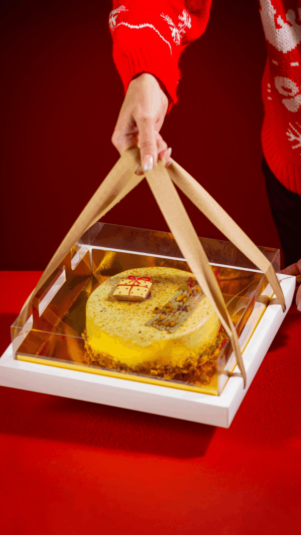 Caixa Vitrine, tamanho 25x25x8cm, pacote com 10 unidades