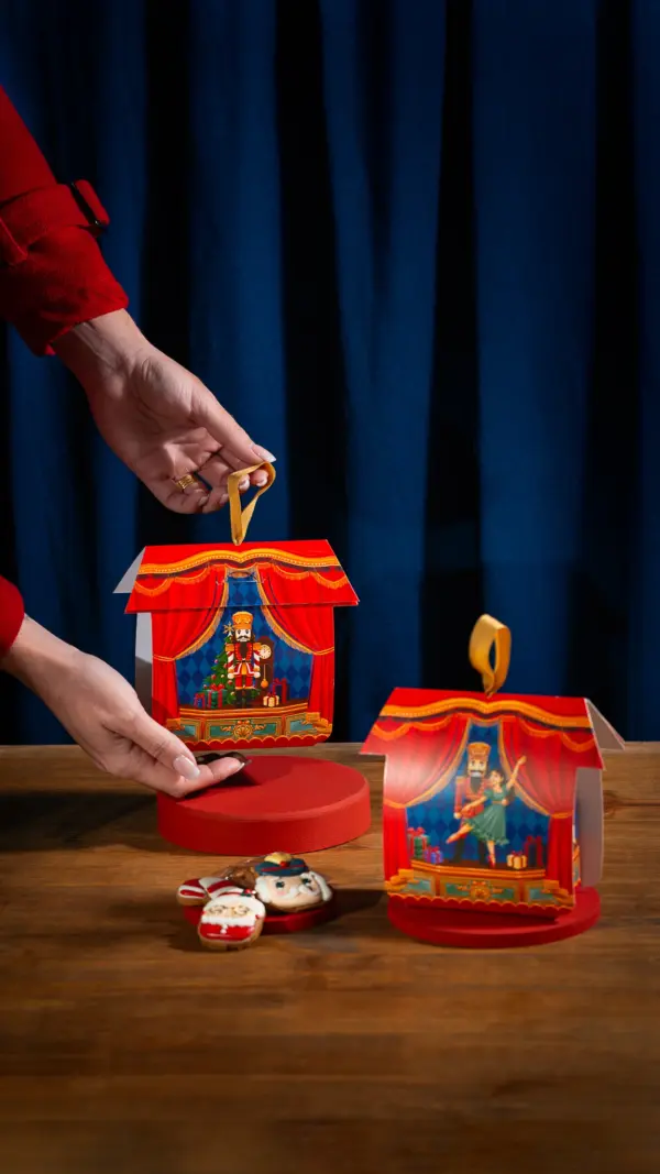 Caixa Casinha, ESPETÁCULO DE NATAL, pacote com 10 unidades