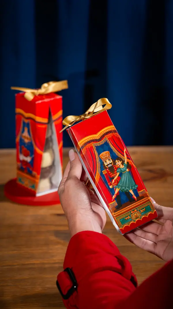 Caixa para pães de mel, ESPETÁCULO DE NATAL, pacote com 10 unidades