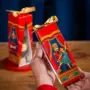 Caixa para pães de mel, ESPETÁCULO DE NATAL, pacote com 10 unidades