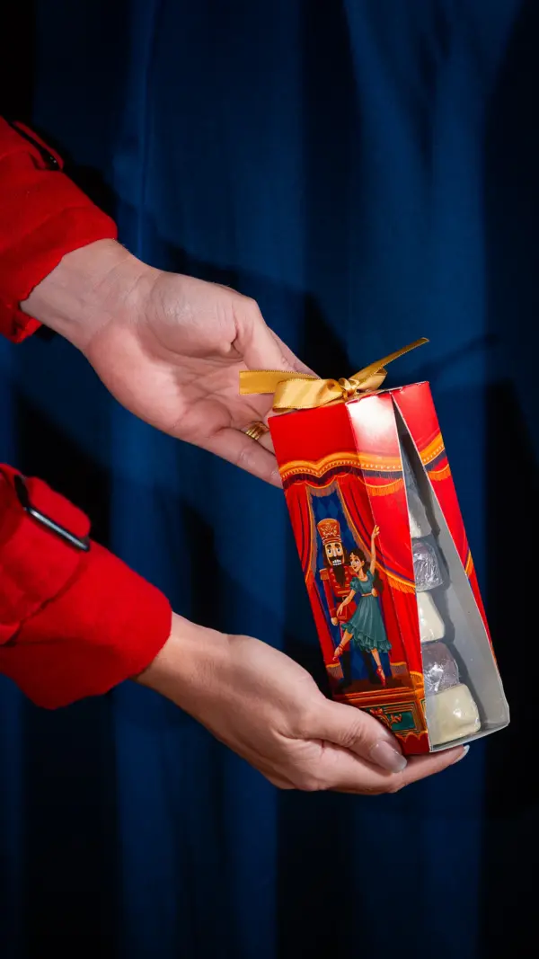 Caixa para pães de mel, ESPETÁCULO DE NATAL, pacote com 10 unidades