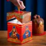 Caixa para panetone 500g, ESPETÁCULO DE NATAL, pacote com 10 unidades
