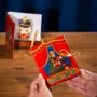 Cartão para biscoito ou barrinha, ESPETÁCULO DE NATAL, pacote com 10 unidades
