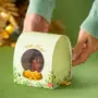 Caixa para mini panetone 100g, GLOBO DE NEVE, pacote com 10 unidades