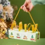 Caixa para Calendário do Advento 8 dias, GLOBO DE NEVE, pacote com 5 unidades