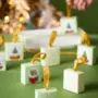 Caixa para Calendário do Advento 8 dias, GLOBO DE NEVE, pacote com 5 unidades