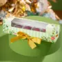 Caixa para 6 doces, GLOBO DE NEVE, pacote com 10 unidades