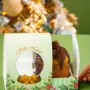 Caixa para panetone 500g, GLOBO DE NEVE, pacote com 10 unidades