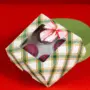 Caixa para 4 doces, LAÇOS, pacote com 10 unidades